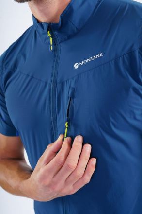 Pánská běžecká vesta Montane Featherlite Trail Vest Narwhal blue (4)