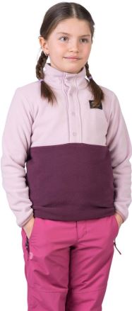 Dětská fleece mikina Hannah Mint JR violet ice/fig (5)