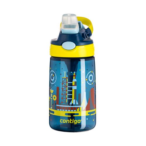Dětská láhev Contigo Autospout James (cca 420 ml) tmavomodrá vesmír