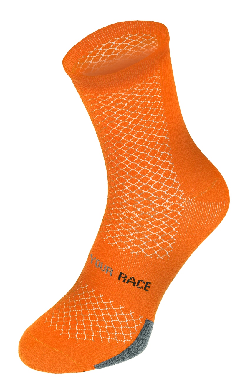 Ponožky R2 Endurance orange ATS11F L(43-46)