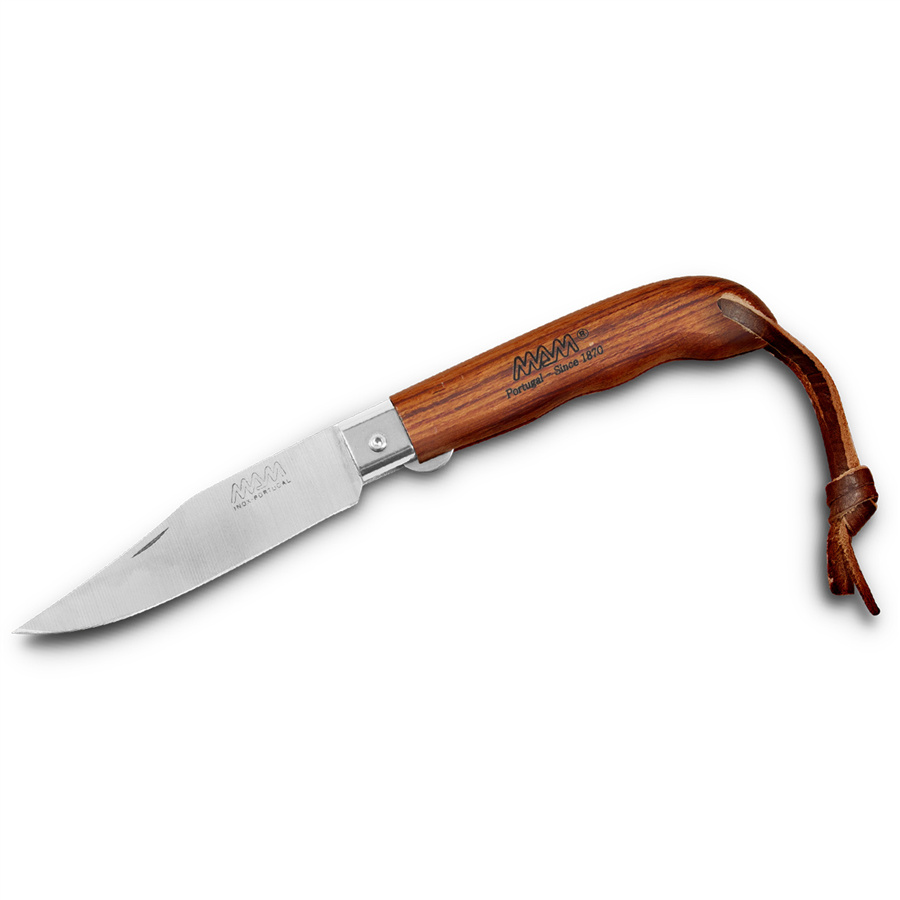 Zavírací nůž s pojistkou a poutkem MAM Sportive 2048 8,3 cm bubinga