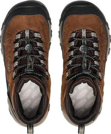 Dětské turistické boty Keen Targhee IV Mid WP Youth bison/brindle (6)