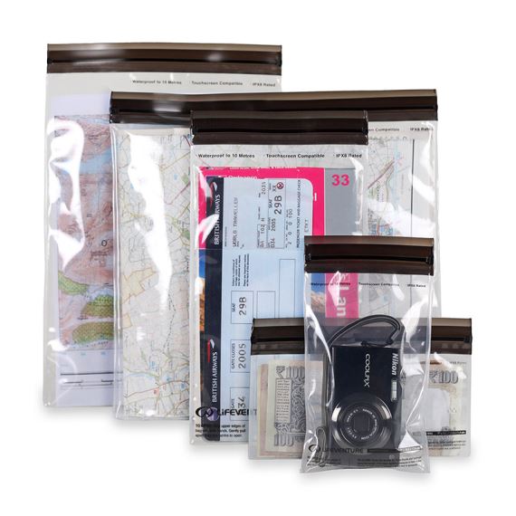 Set obalů Lifeventure DriStore LocTop Bags - Valuables