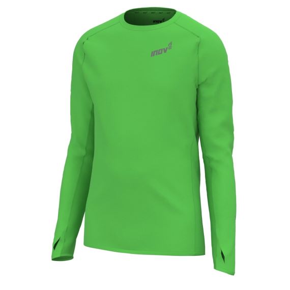 Pánské tričko Inov-8 Base Elite LS M green