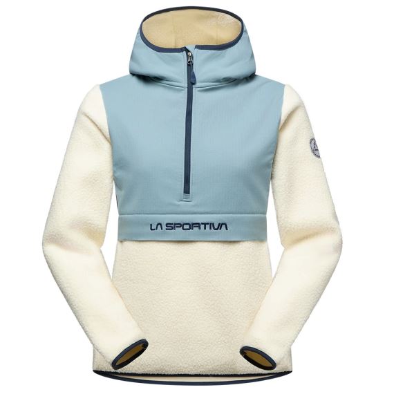 Dámská mikina La Sportiva Guidance Sherpa Hoody chalk/limestone