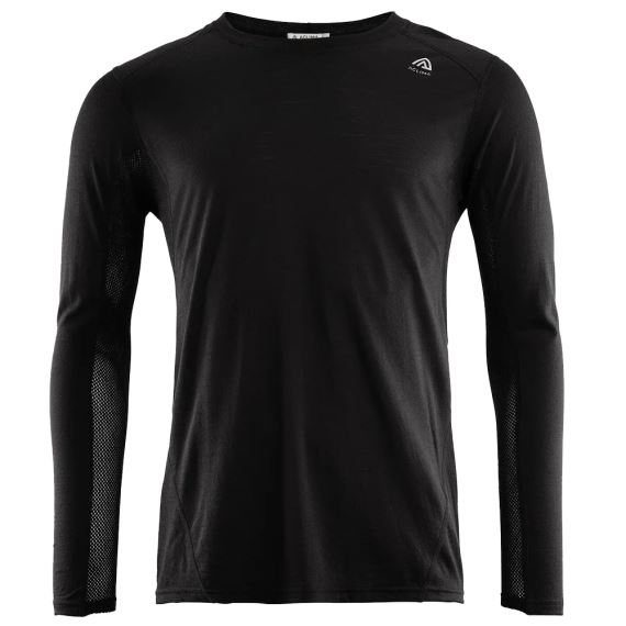 Pánské termotriko Aclima LightWool Sports Shirt jet black