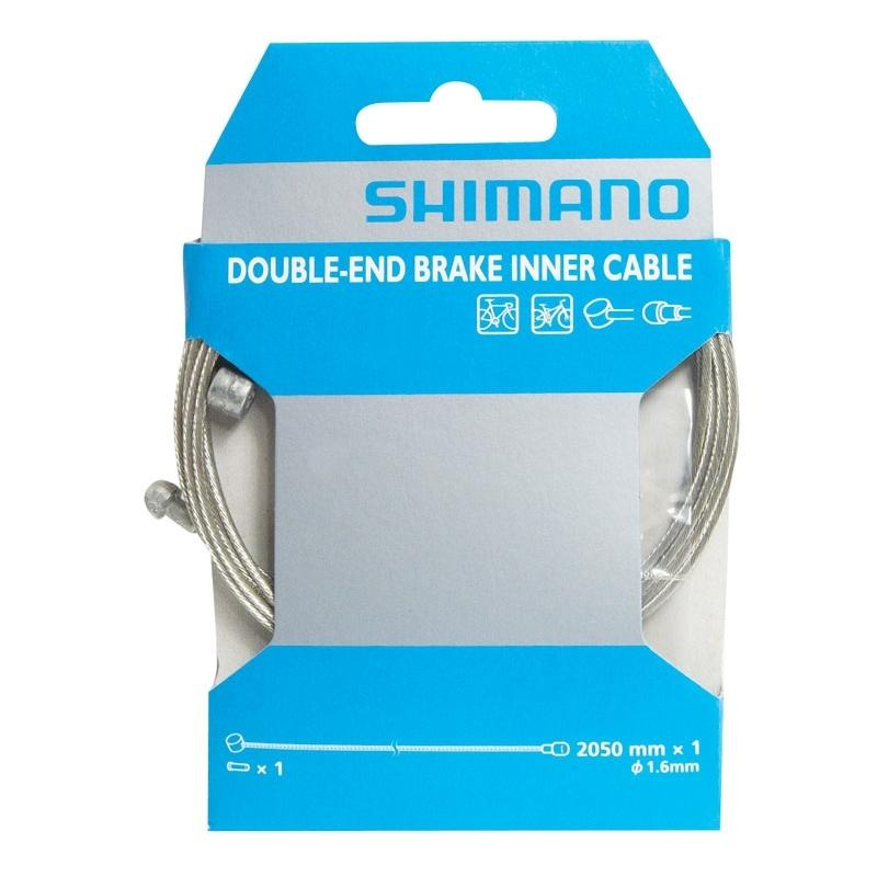 Brzdové lanko Shimano MTB, nerez 1,6 x 2050mm