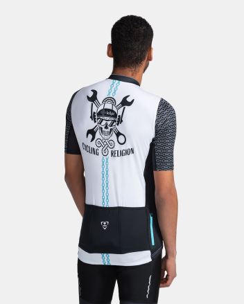 Pánský cyklistický dres Kilpi Rival-M WHT (1)
