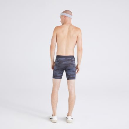 Pánské boxerky Saxx Multi-Sport Mesh Boxer Brief Fly Remote Camo-Faded Black (3)