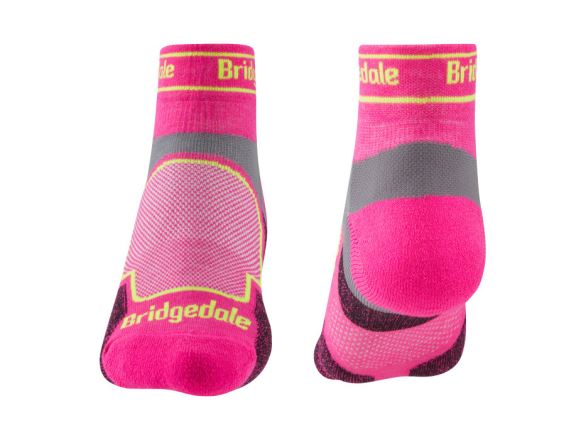 Dámské běžecké ponožky Bridgedale Trail Run UL T2 CS Low pink (2)