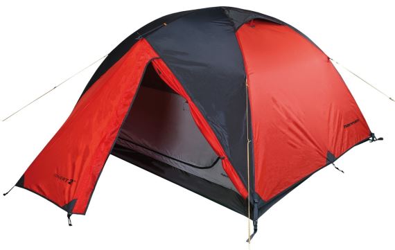 Turistický stan Hannah Covert 2 WS Mandaring red/dark shadow II