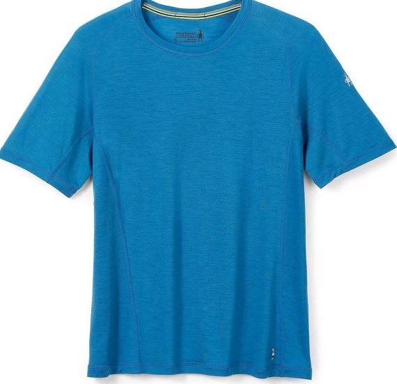 Funkční pánské tričko Smartwool M Merino Sport 120 Short Sleeve Light neptune blue