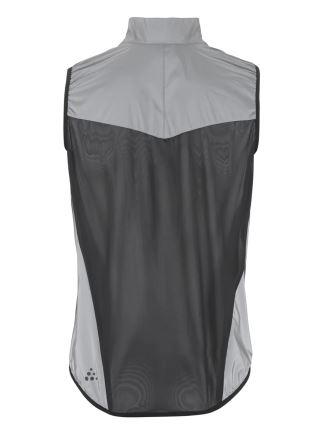 Cyklistická vesta Craft ADV Essence Lumen Wind šedá