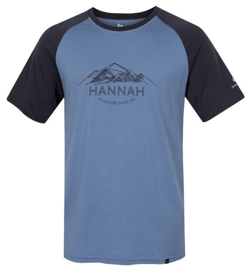 Pánské merino triko Hannah Taregan blue shadow/asphalt