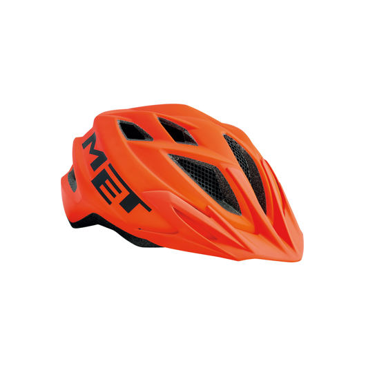 Dětská cyklistická helma MET Crackerjack oranžová matná(52-57)