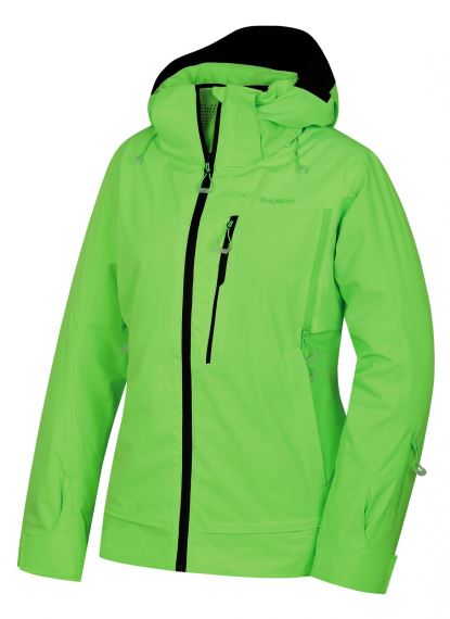 Dámská lyžařská bunda HUSKY Montry L neonově zelená
