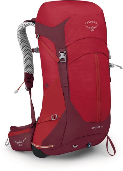 Turistický batoh Osprey Stratos 26L poinsettia red
