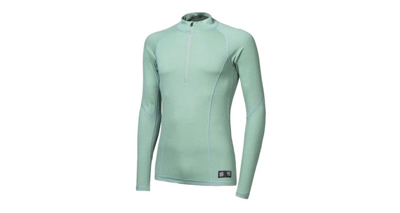 Funkční triko Sensor Merino DF Zip basil green